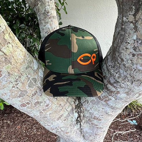 Camo CP Hat with Black