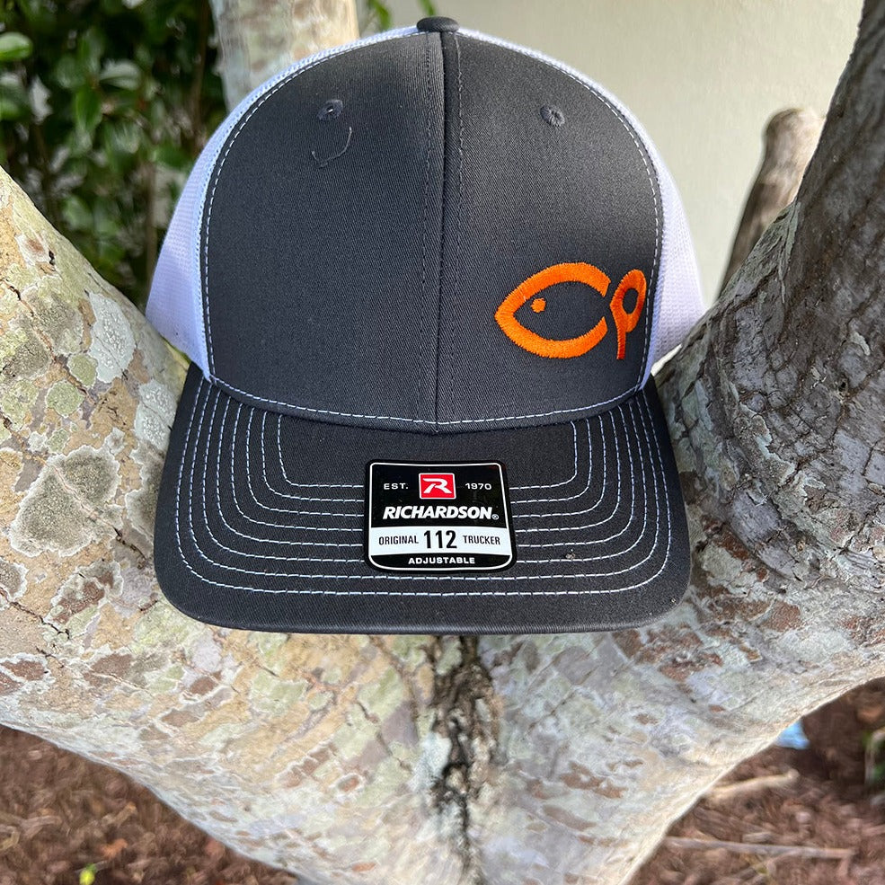 Gray CP Hat with White